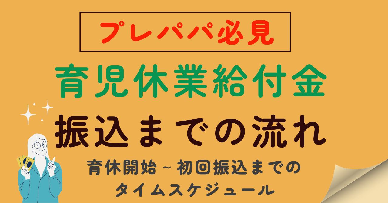 育児休業給付金振込までの流れのアイキャッチ